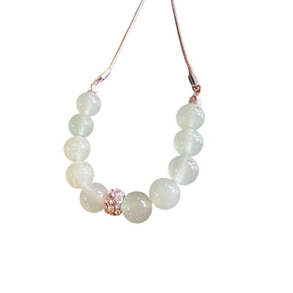 GH Bass Co Jade Beaded Bolo Lariat Bracelet Harmony Serenity - Picture 6 of 13